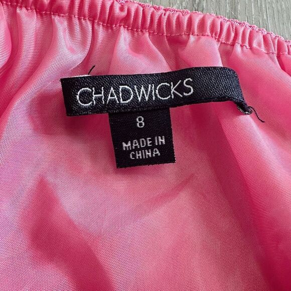 Chadwicks Pink Low -Rise Floral Skirt with Flared Design - Picture 2 of 3